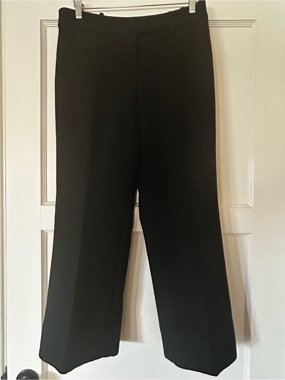 LOFT “Julie” Trousers Black Wide-Leg Dress Pants